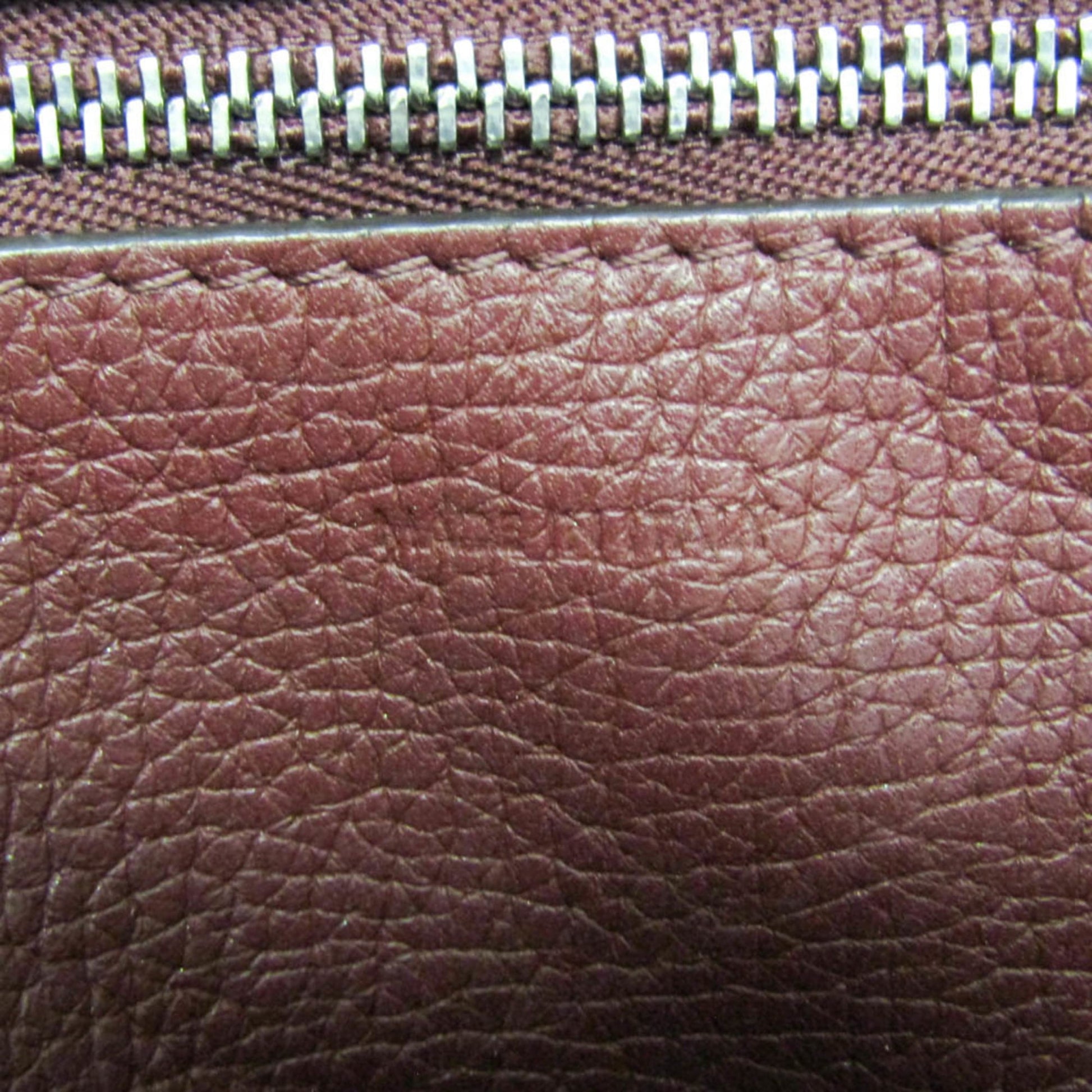Celine Big Bag Smooth Leather, Burgundy, Leather, Handbag