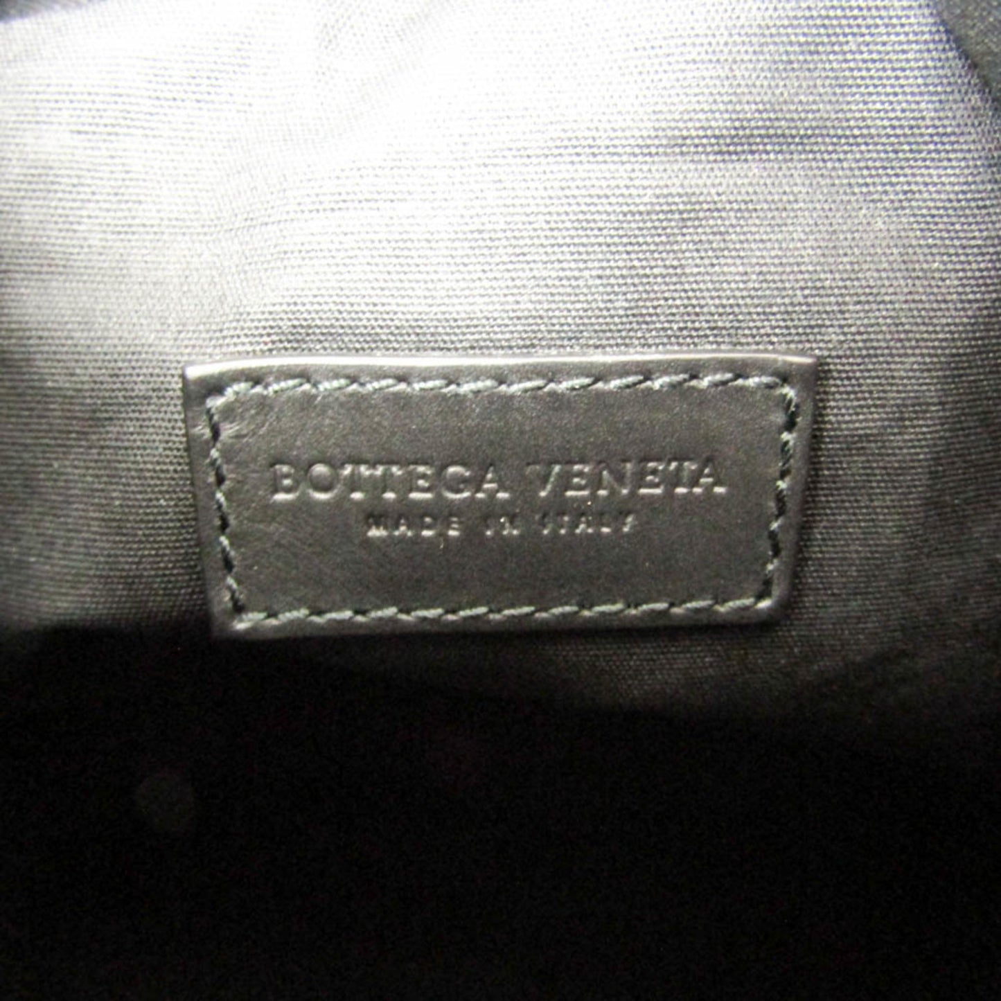 Bottega Veneta Paper Bucket Bag Perforated Leather, Black, Leather, Shoulder Bag