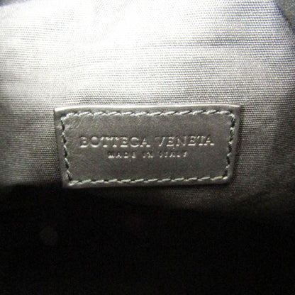 Bottega Veneta Paper Bucket Bag Perforated Leather, Black, Leather, Shoulder Bag