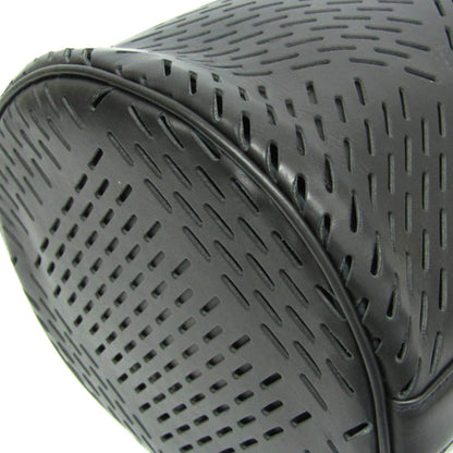 Bottega Veneta Paper Bucket Bag Perforated Leather, Black, Leather, Shoulder Bag
