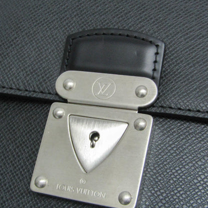 Louis Vuitton Robusto 1 Briefcase Taiga Leather, Black, Leather, Briefcase