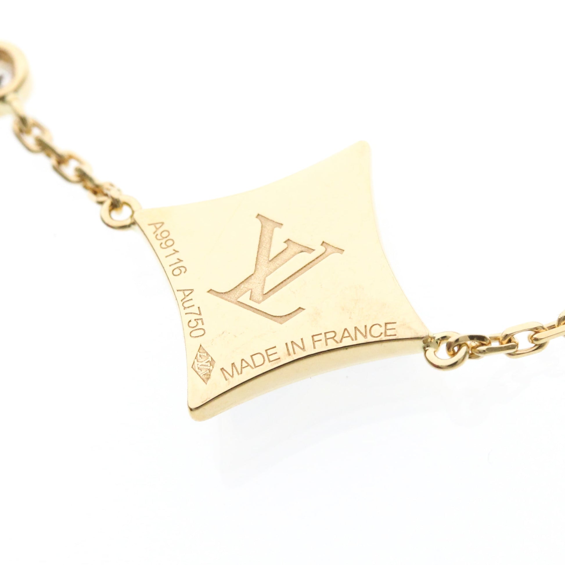 Louis Vuitton Star Blossom Bracelet 18K Rose Gold with Diamonds, Gold, Yellow Gold, Bracelet