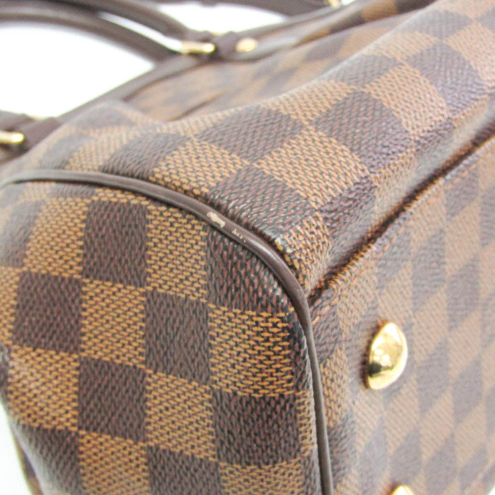Louis Vuitton Trevi Handbag Damier, Brown, Canvas, Handbag