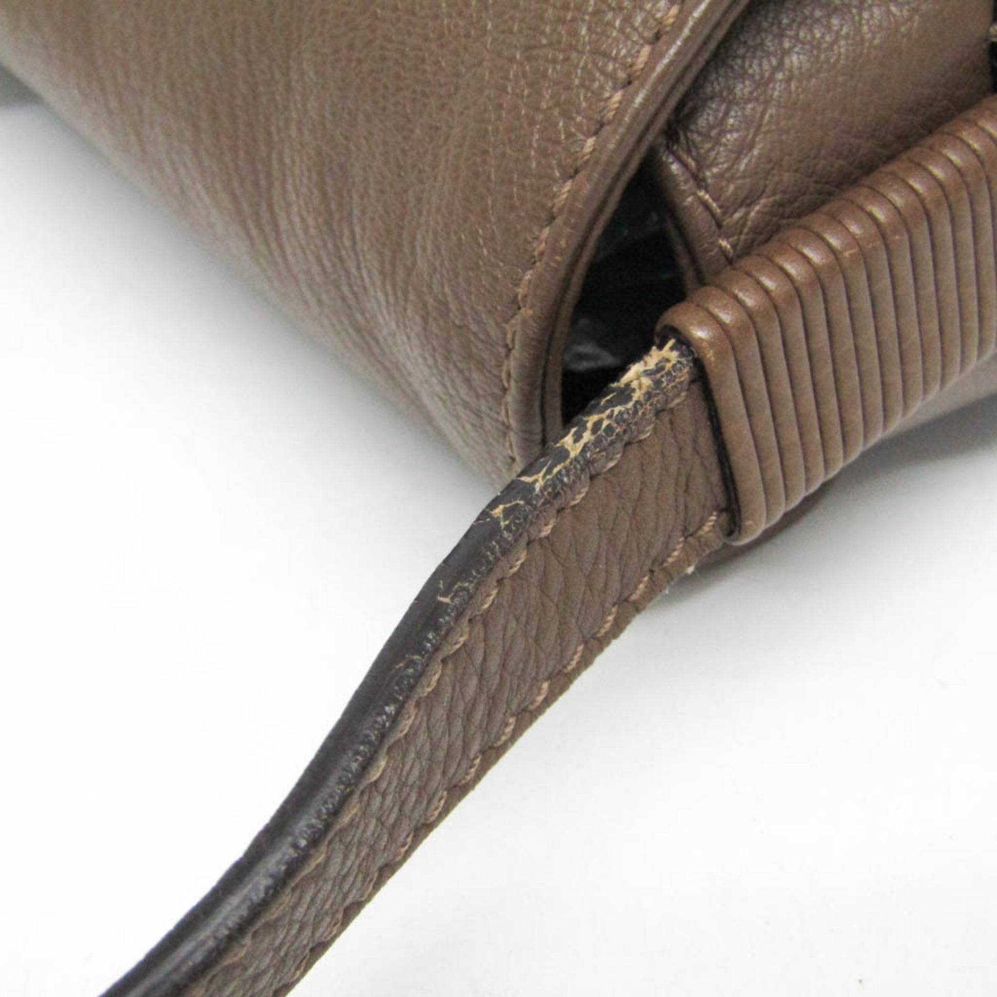 Gucci Bamboo Shoulder Bag Leather, Brown, Leather, Shoulder Bag