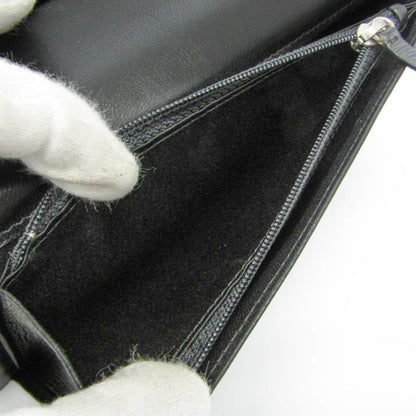 Chanel Lucky Symbols Yen Wallet Embossed Quilted Leather, Black, Leather, Wallet