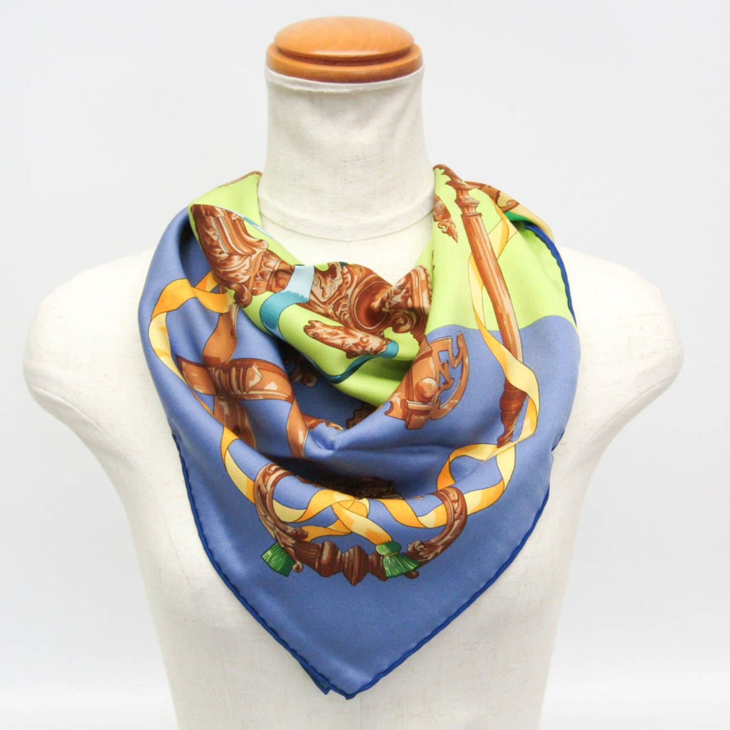 Hermes Carré 70 Cotton, Multicolour, Silk, Scarf