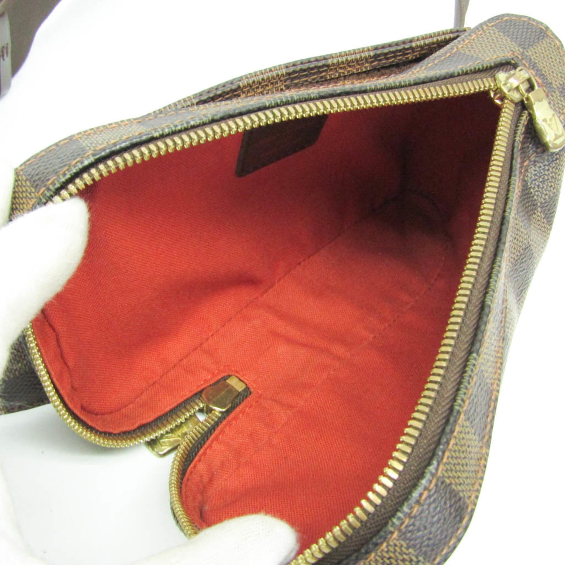 Louis Vuitton Geronimos Waist Bag Damier, Brown, Canvas, Clutch