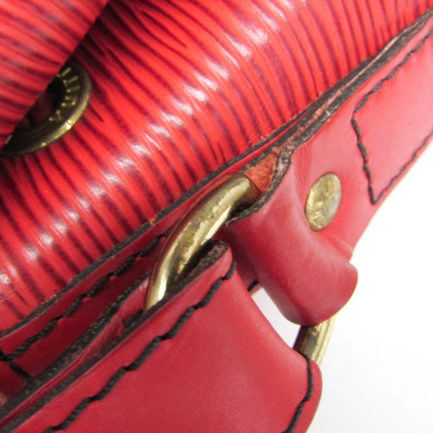 Louis Vuitton Noe Handbag Epi Leather, Red, Leather, Shoulder Bag