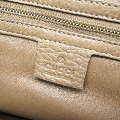 Gucci Bamboo Shoulder Bag Leather, Brown, Leather, Shoulder Bag