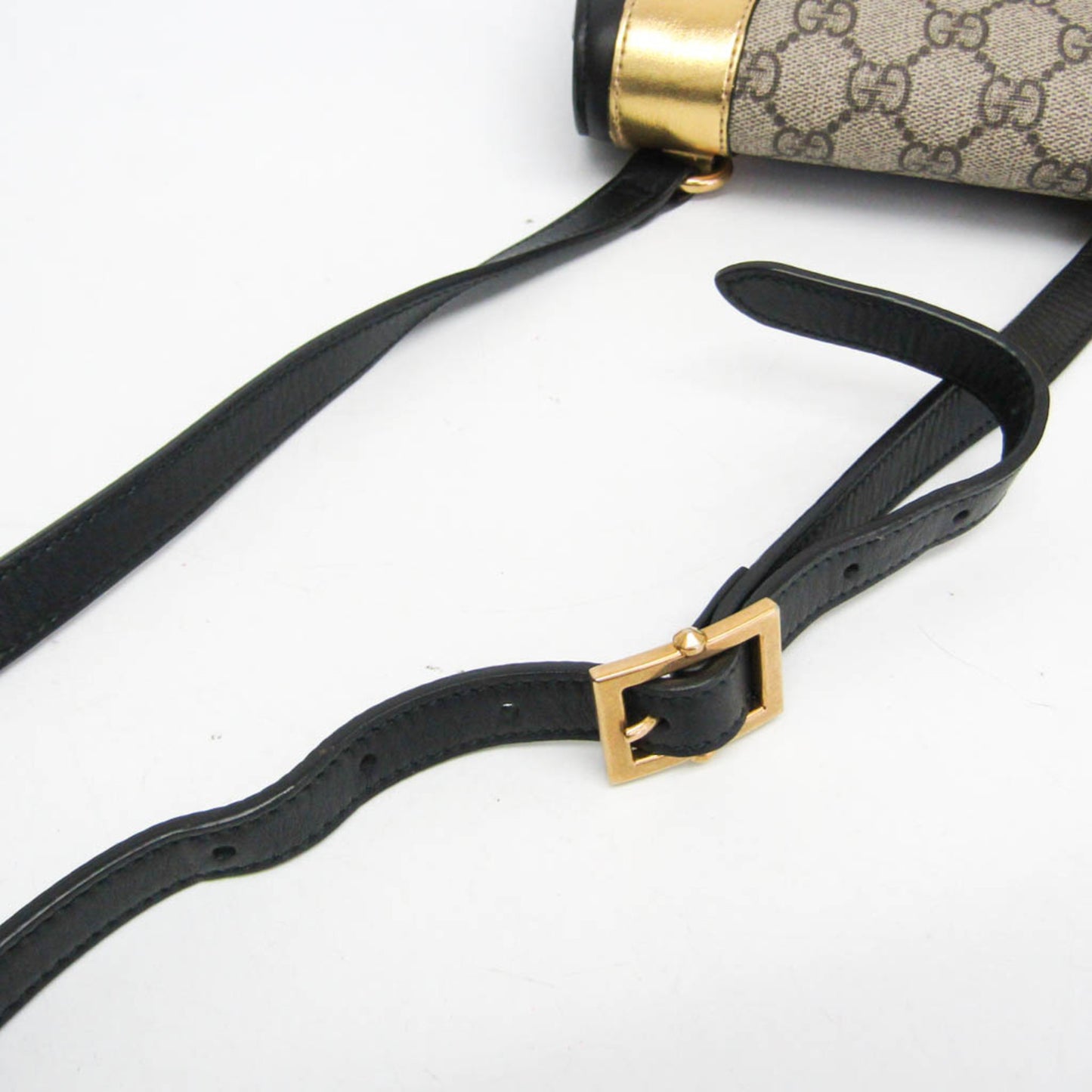 Gucci Osiride Shoulder Bag GG Coated Canvas and Leather, Beige, Canvas, Shoulder Bag