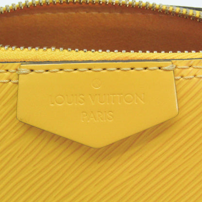 Louis Vuitton Alma Chain Handbag Epi Leather, Yellow, Leather, Shoulder Bag