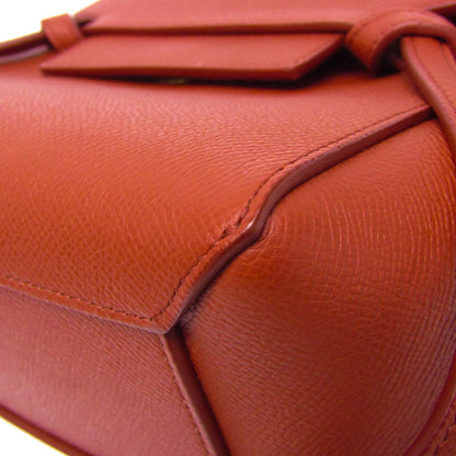 Celine Belt Bag Textured Leather, Red, Leather, Handbag