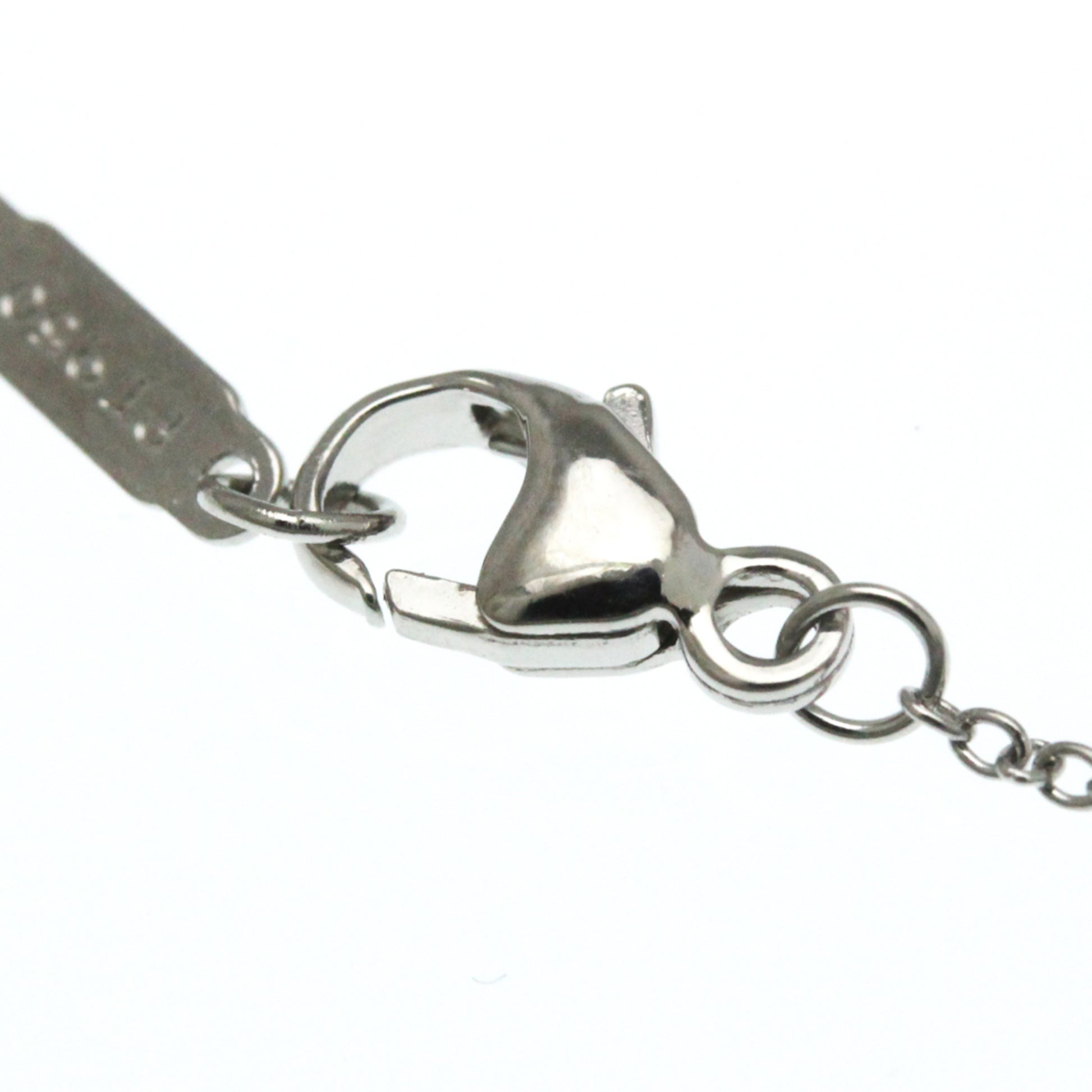 Tiffany & Co. Jazz Graduated Drop Pendant Necklace Platinum and Diamonds, Silver, Platinum, Necklace