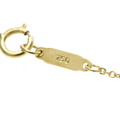 Tiffany & Co. Letter Disc Charm Pendant Necklace 18K Yellow Gold, Gold, Yellow Gold, Necklace