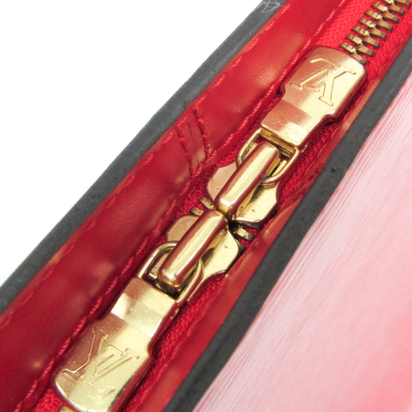 Louis Vuitton Lussac Handbag Epi Leather, Red, Leather, Shoulder Bag