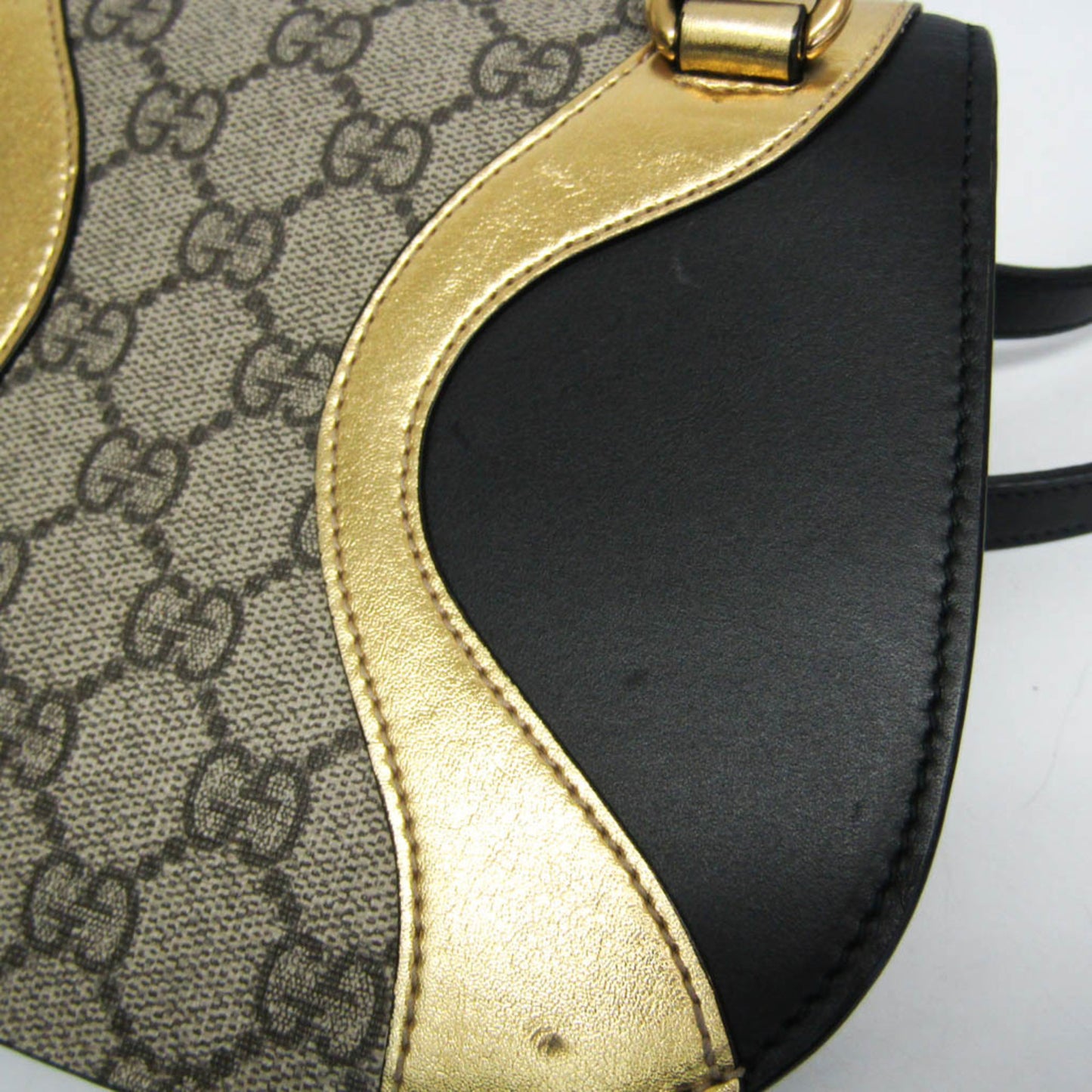 Gucci Osiride Shoulder Bag GG Coated Canvas and Leather, Beige, Canvas, Shoulder Bag