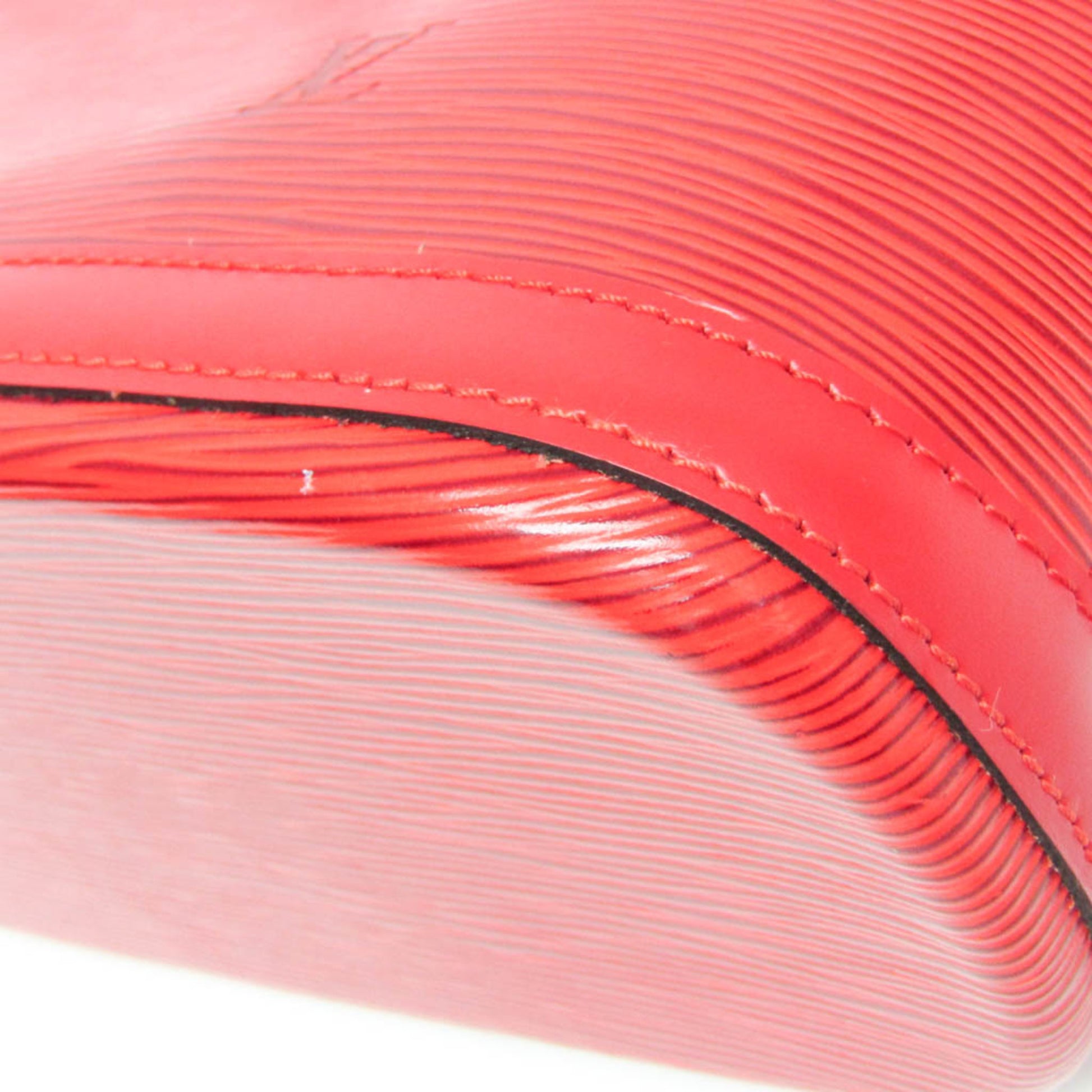 Louis Vuitton Lussac Handbag Epi Leather, Red, Leather, Shoulder Bag