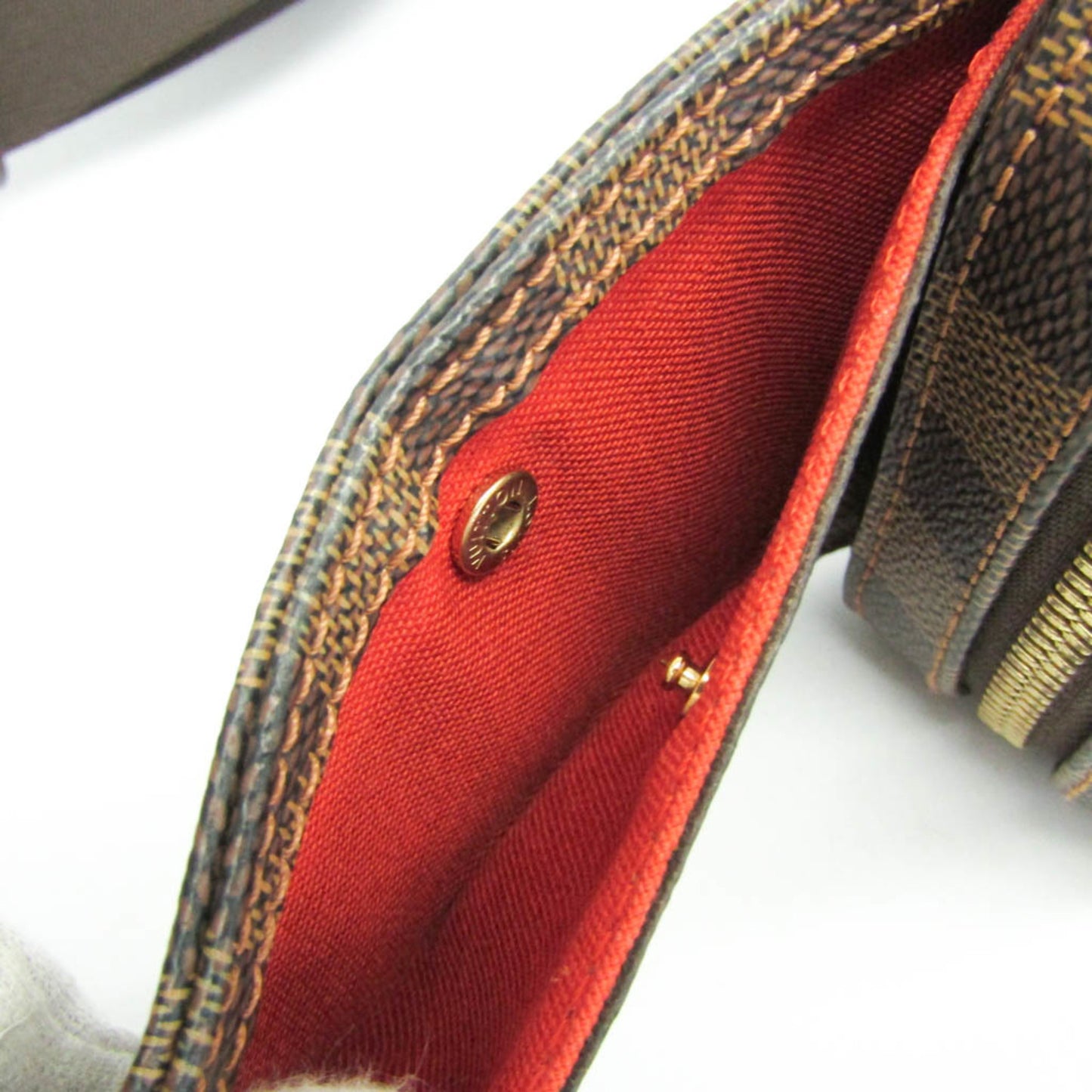 Louis Vuitton Geronimos Waist Bag Damier, Brown, Canvas, Shoulder Bag