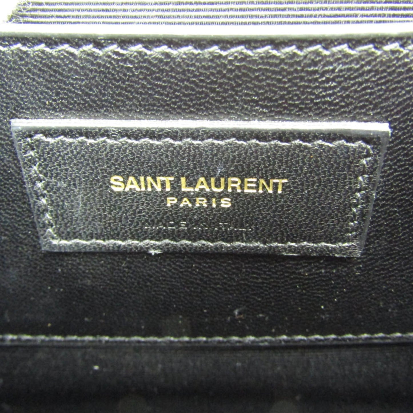 Saint Laurent Classic Monogram Crossbody Bag Calfskin, Gold, Leather, Shoulder Bag