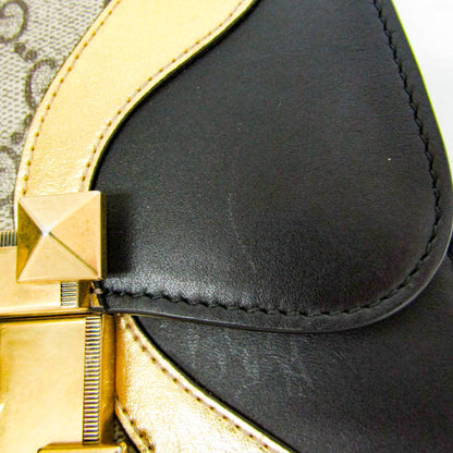 Gucci Osiride Shoulder Bag GG Coated Canvas and Leather, Beige, Canvas, Shoulder Bag