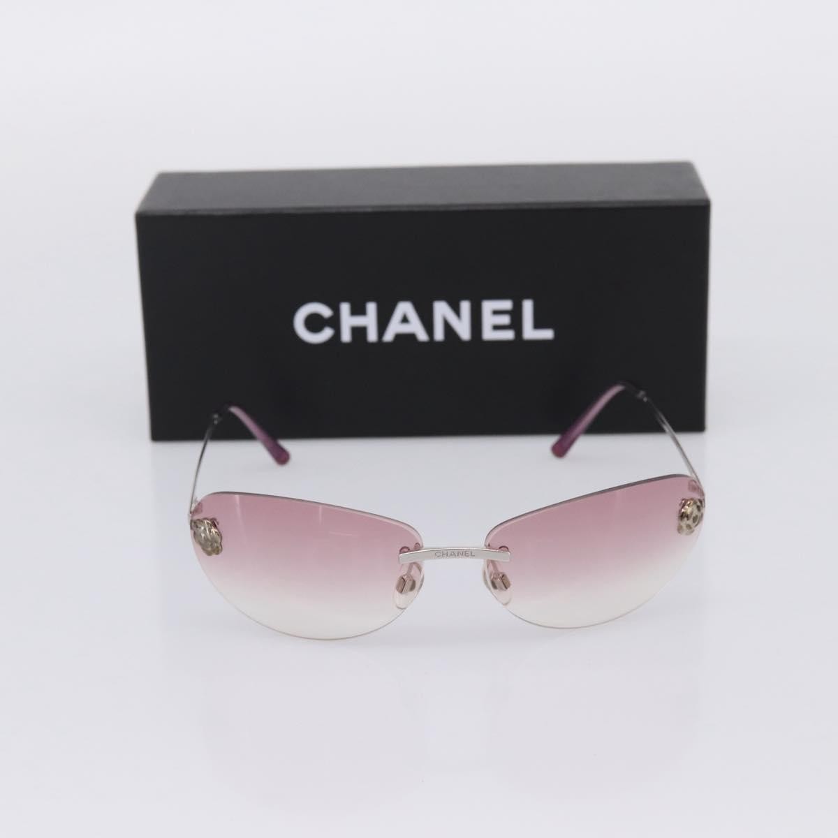 Chanel Camélia Metal, Pink, Metal, Sunglasses