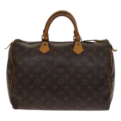 Louis Vuitton Speedy Handbag Monogram Canvas, BROWN, CANVAS, Handbag