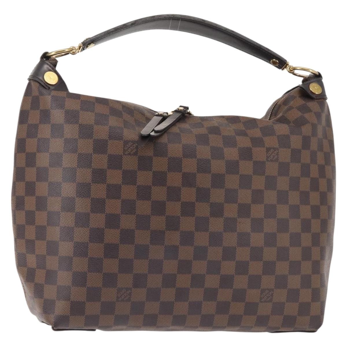 Louis Vuitton Duomo Hobo Damier, BROWN, CANVAS, Shoulder bag