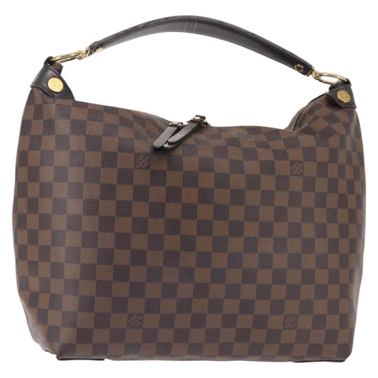 Louis Vuitton Duomo Hobo Damier, BROWN, CANVAS, Shoulder bag