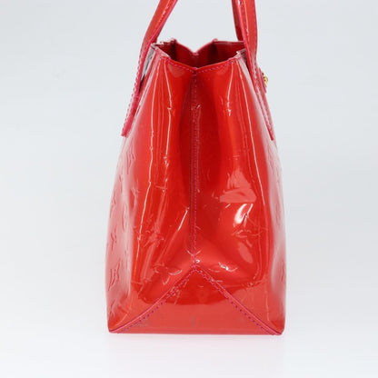 Louis Vuitton Wilshire Monogram Vernis, Pink, Patent Leather, Handbag