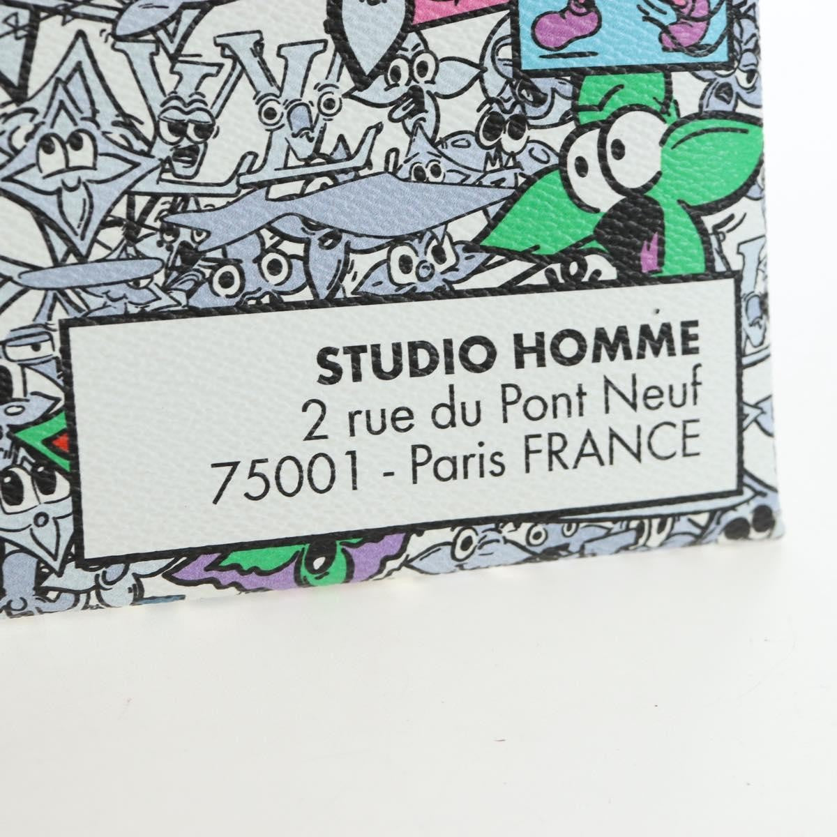 Louis Vuitton Trio Envelope Pouch Set Limited Edition Monogram Comics Canvas, Multicolour, Canvas, Clutch