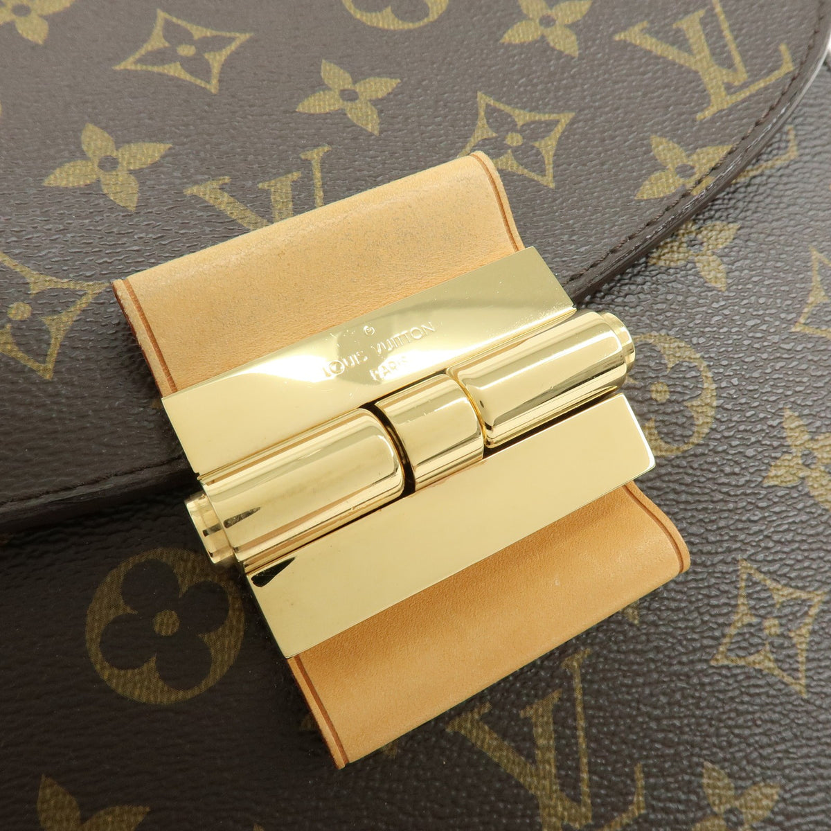 Louis Vuitton Olympe Monogram Canvas, Brown, Canvas, Handbag