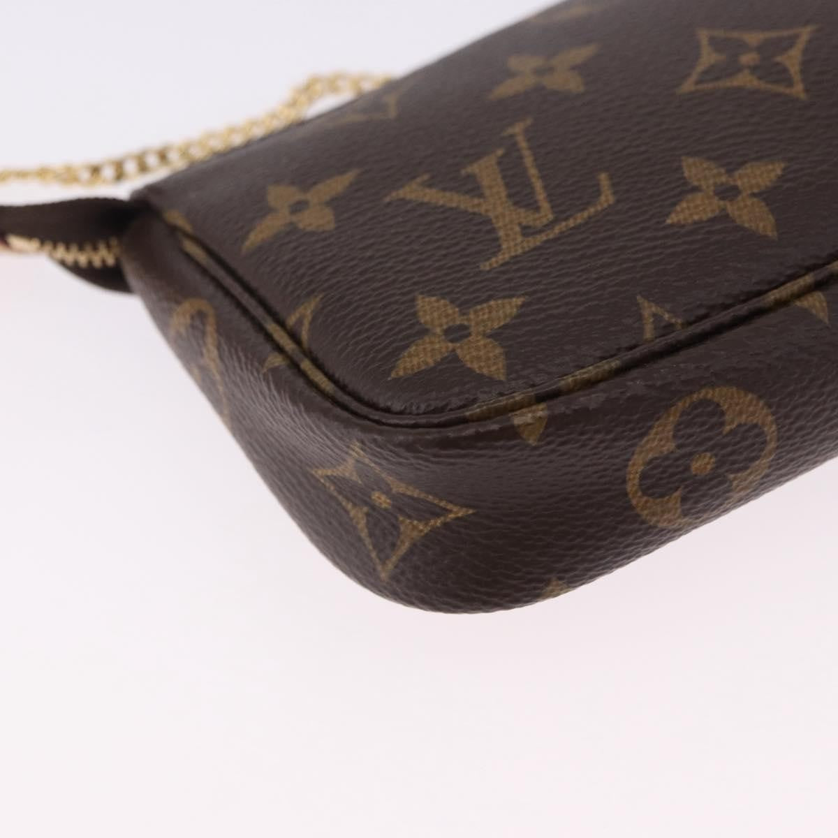 Louis Vuitton Mini pochette accessoires Canvas, Brown, Canvas, Clutch
