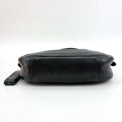 Louis Vuitton New Wave Camera Quilted Leather, Black, Leather, Handbag