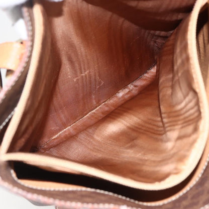 Celine Vintage Macadam Shopper Coated Canvas, Brown, Canvas, Tote Bag