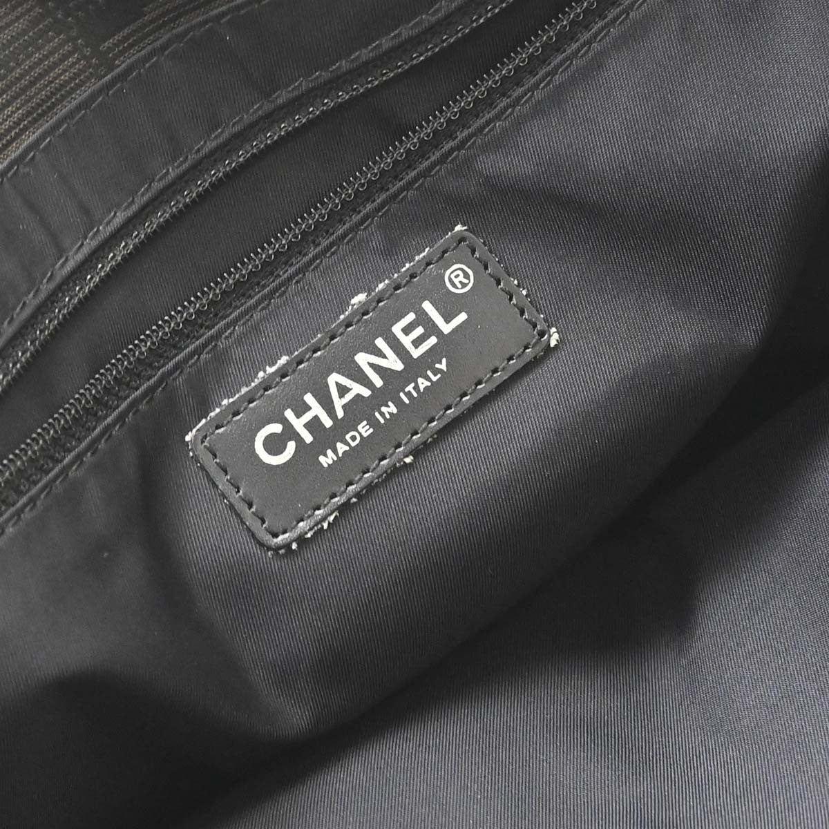 Chanel Travel Line Nylon, Brown, Nylon, Tote Bag