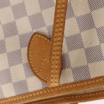 Louis Vuitton Neverfull Damier, White, Canvas, Tote Bag