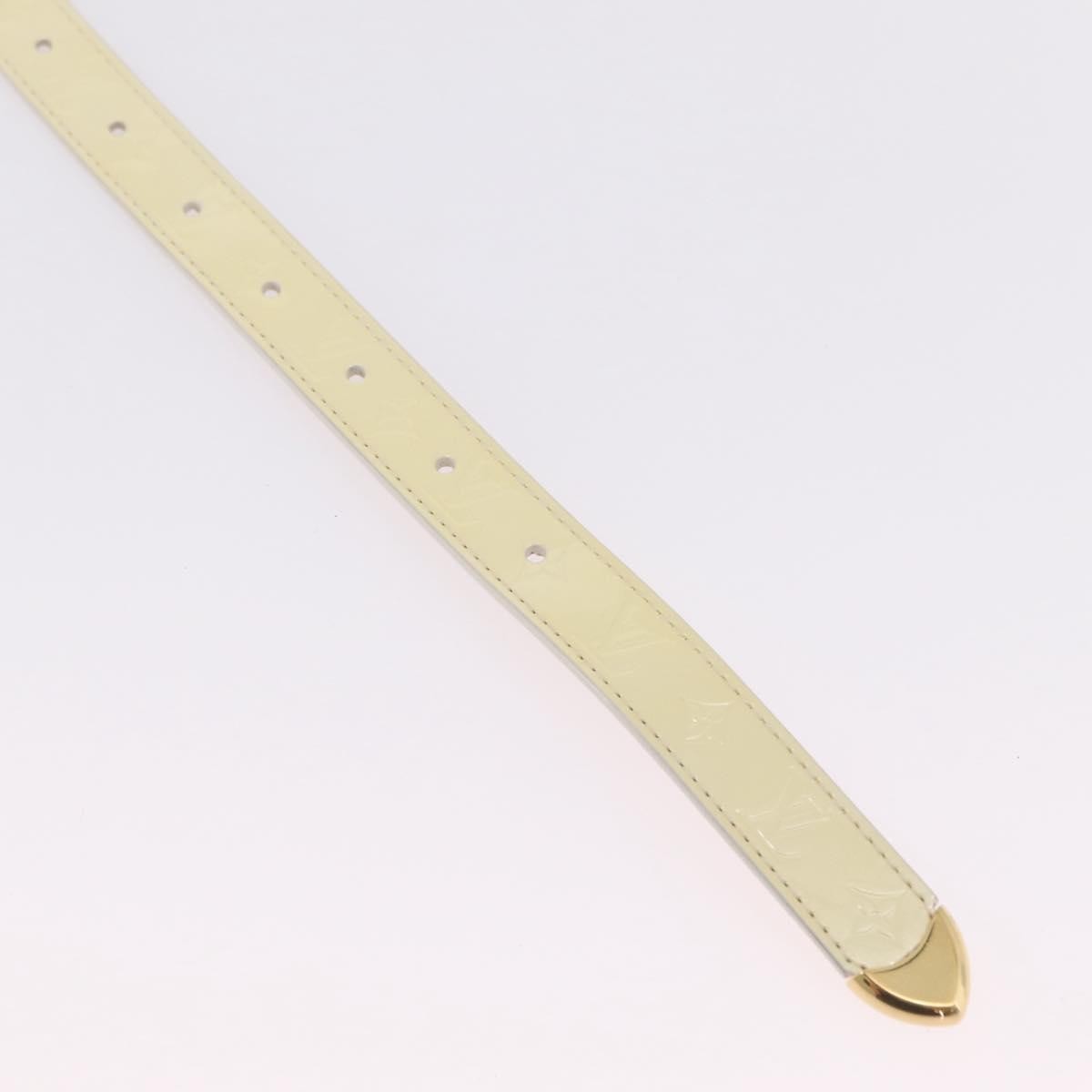 Louis Vuitton Vernis Belt LV Monogram Vernis, Beige, Patent Leather, Belt