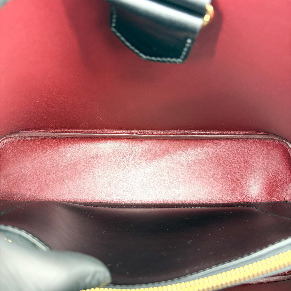 Prada Matinee Saffiano Leather, Black, Leather, Handbag
