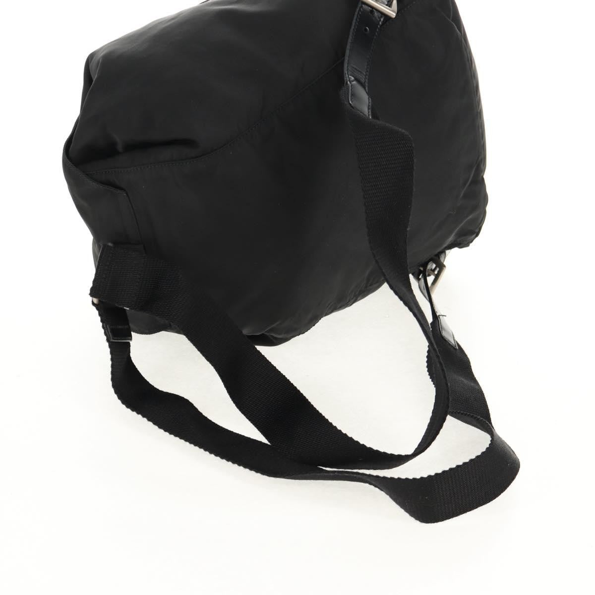 Prada Front Pocket Tessuto, Black, Nylon, Backpack