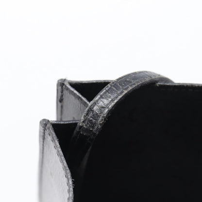 Hermes Onimaitou Leather, Black, Leather, Shoulder Bag