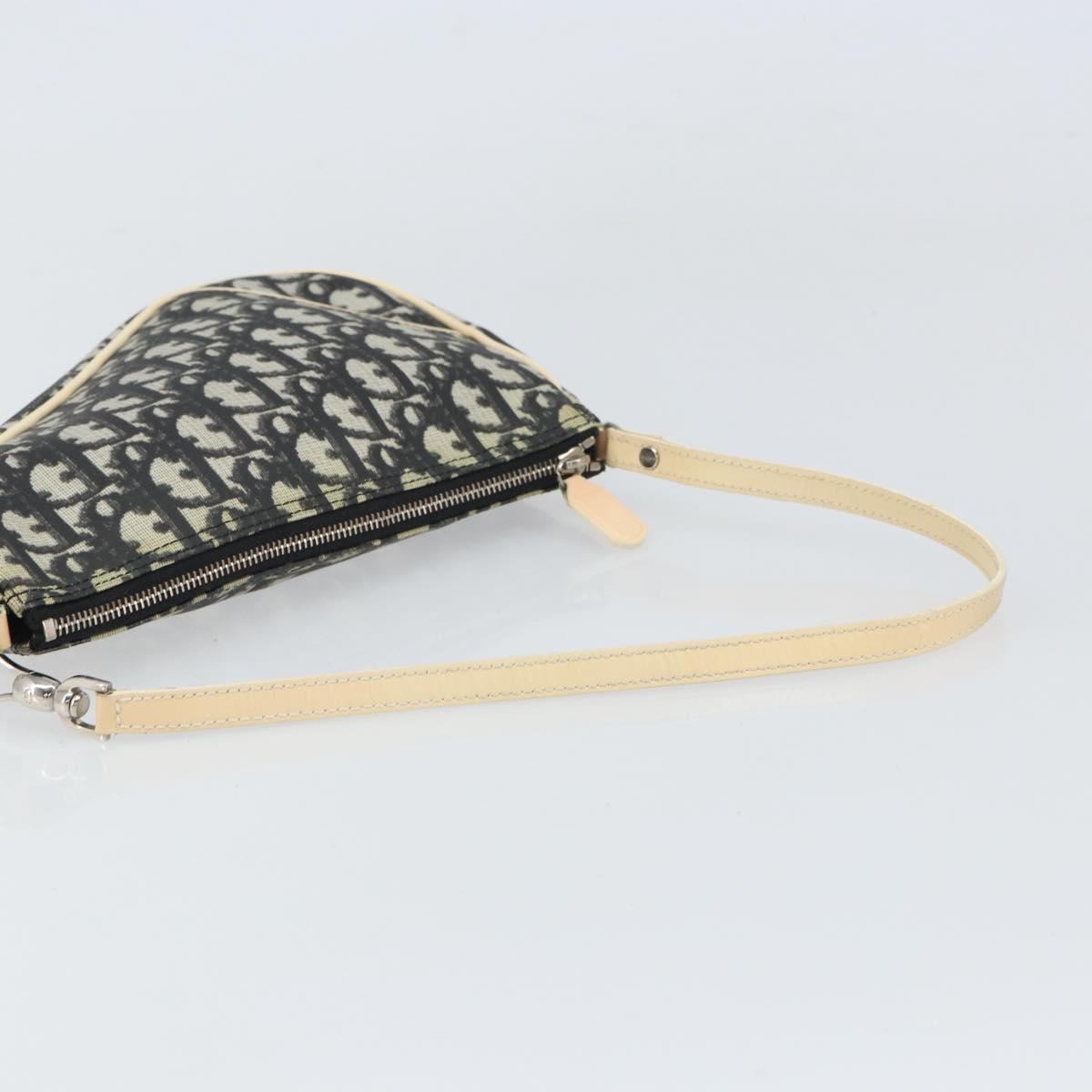 Christian Dior Saddle Tripple Pouch Oblique Canvas, BLACK, CANVAS, Shoulder bag