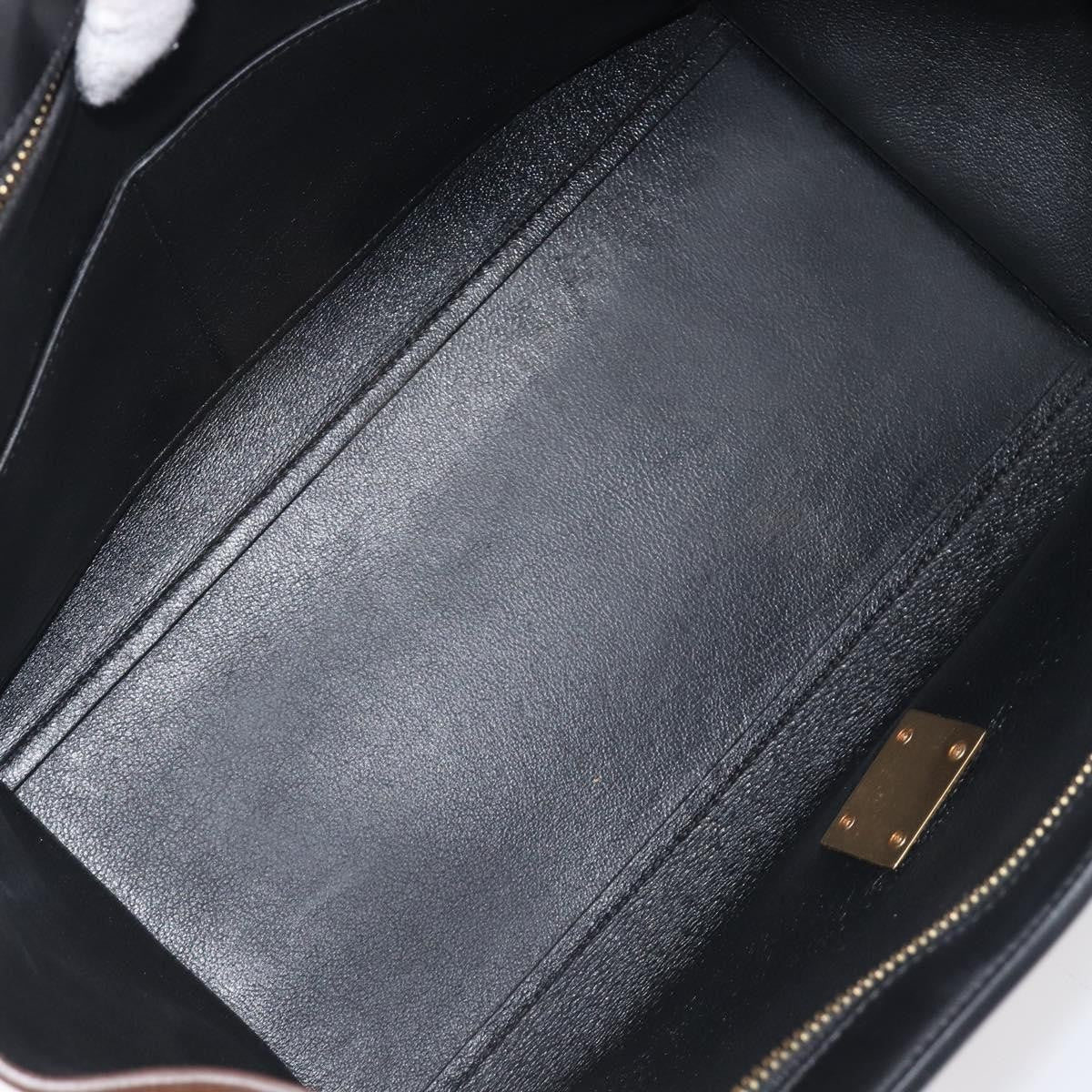 Celine Trapeze Leather, Blue, Leather, Handbag