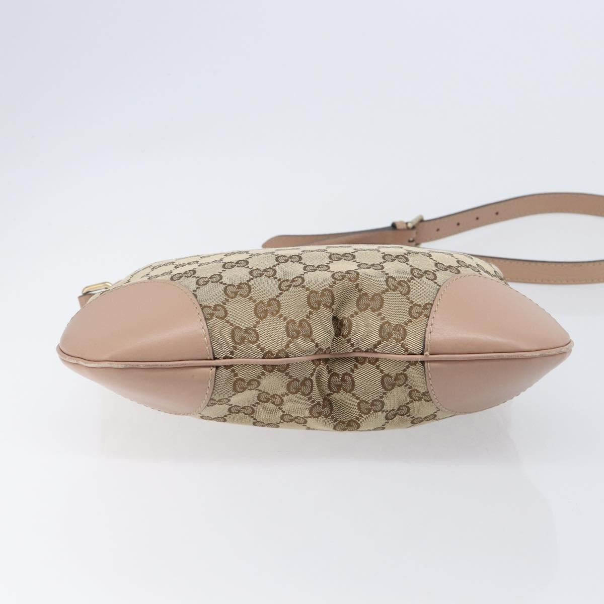 Gucci Mayfair Messenger GG Canvas and Leather, Beige, Canvas, Shoulder Bag