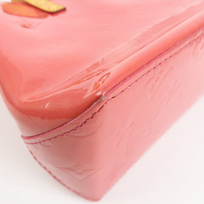 Louis Vuitton Reade Monogram Vernis, Pink, Patent Leather, Handbag
