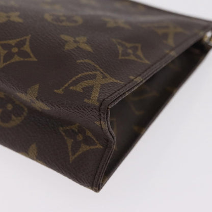 Louis Vuitton Toiletry Pouch Monogram Canvas, Brown, Canvas, Clutch