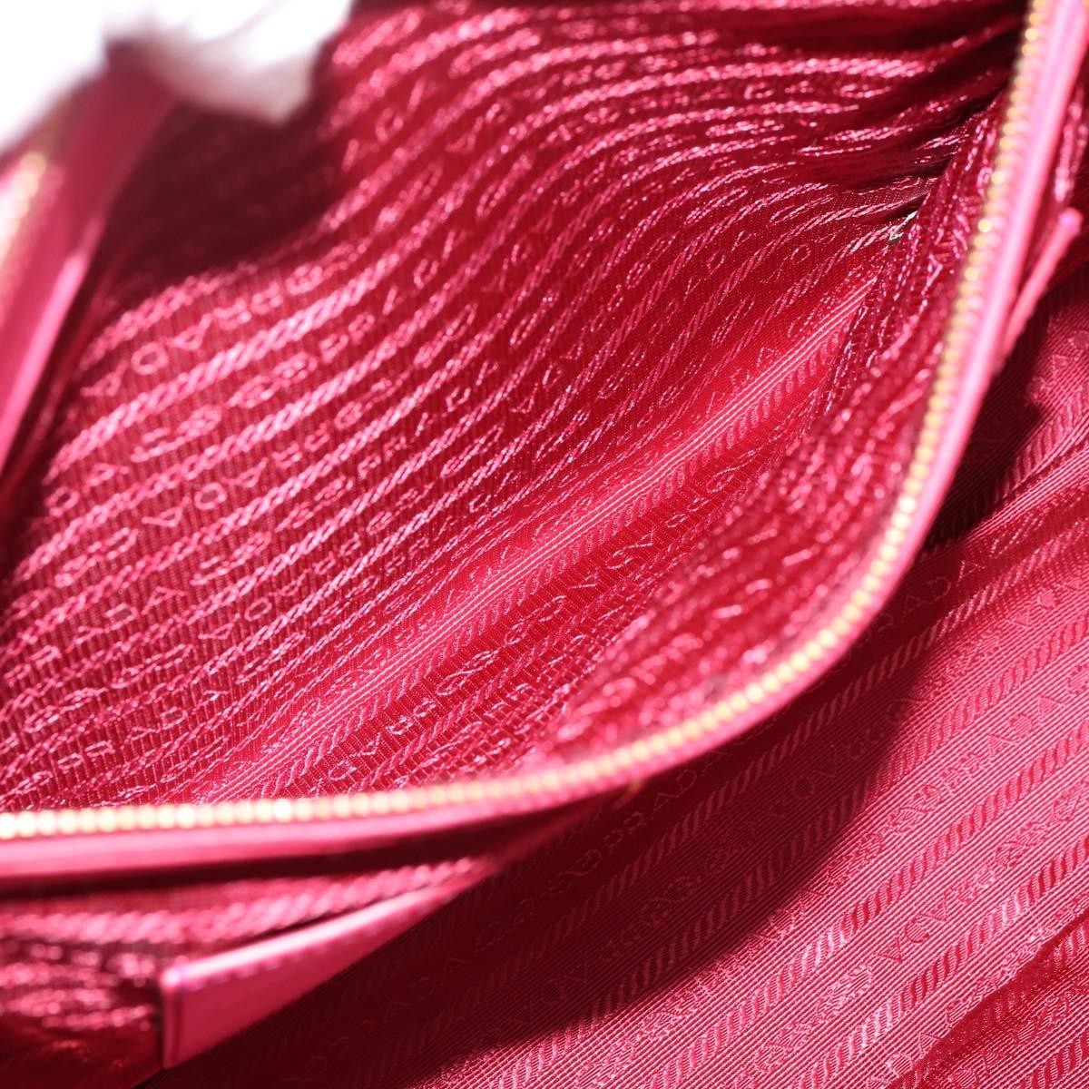 Prada Galleria Double Zip Saffiano Leather, Pink, Leather, Tote Bag