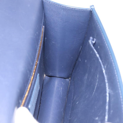 Christian Dior 30 Montaigne Flap Gradient Leather, Blue, Leather, Shoulder Bag