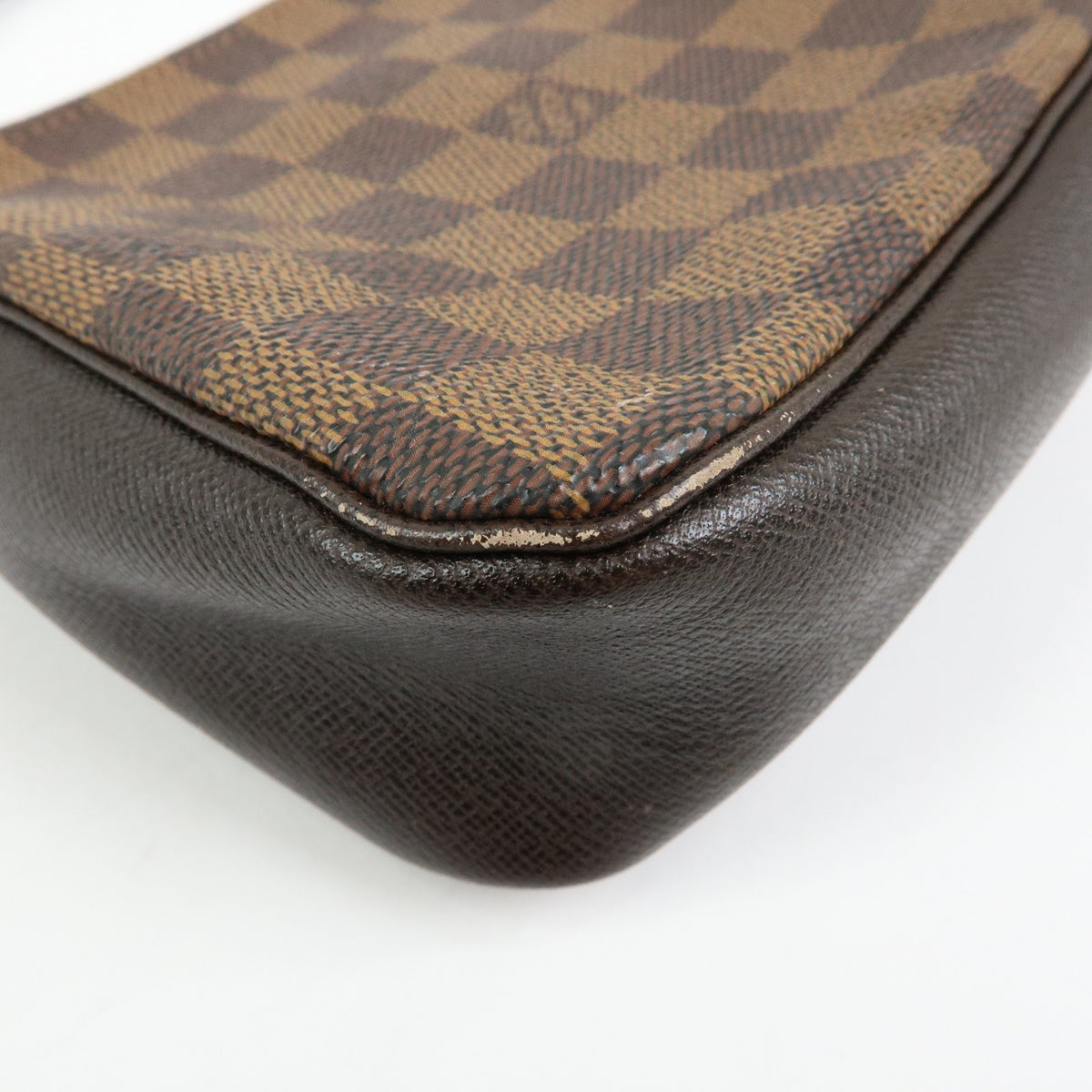 Louis Vuitton Trousse Make Up Damier, Brown, Canvas, Clutch