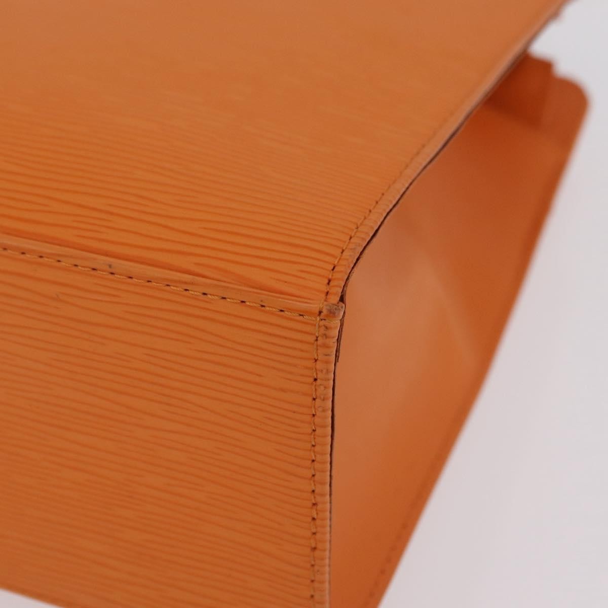 Louis Vuitton Croisette Damier with Braided Detail, Orange, Leather, Tote Bag