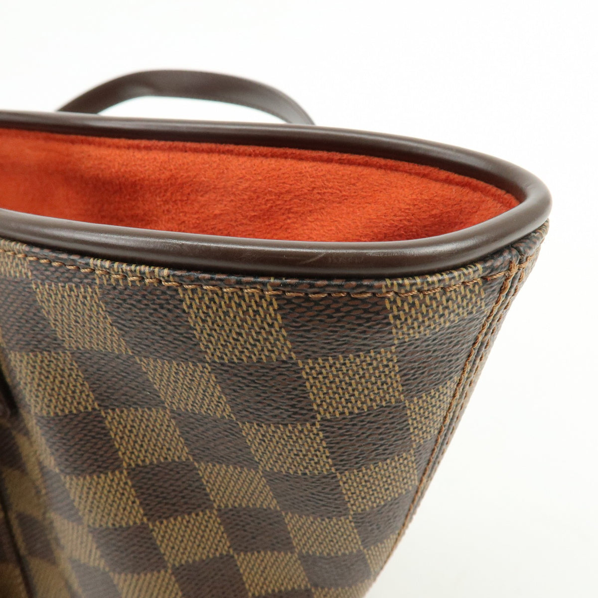 Louis Vuitton Manosque Damier, Brown, Canvas, Handbag